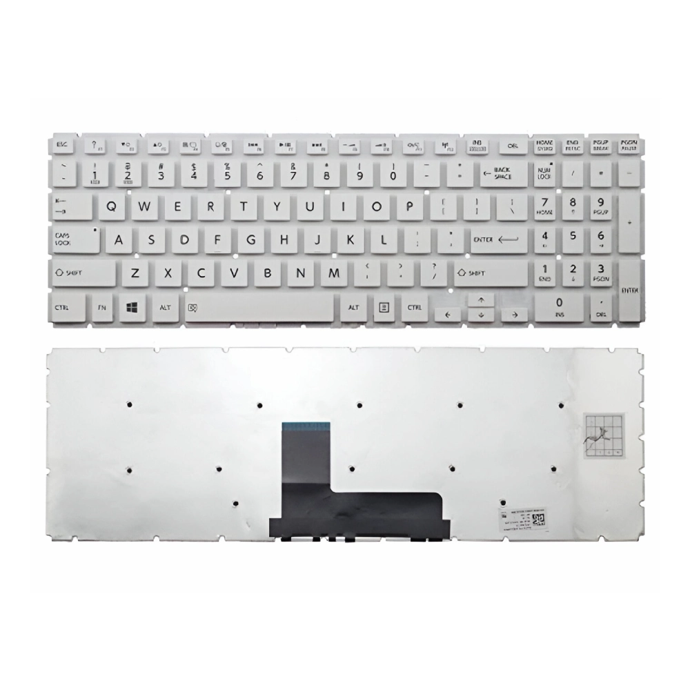 Teksus Laptop Keyboard For Toshiba Sattelite L50A White view 2